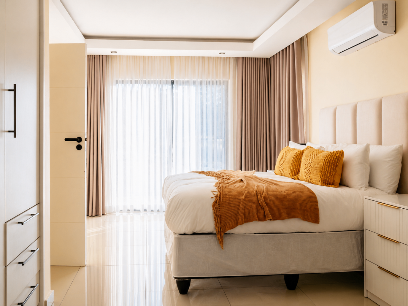 Rest in refined comfort